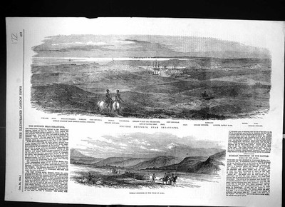 Alte 1854 russische Gefangene Alma Sebastopol Fort Nikolaus Severnia Lun viktorianisch