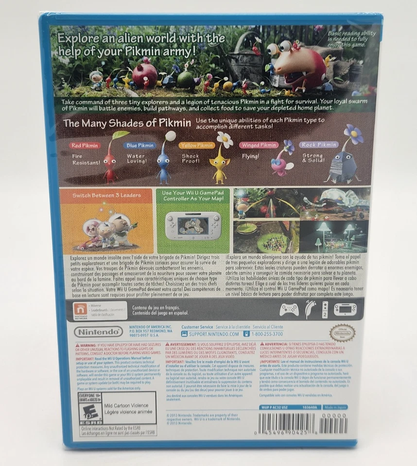 Pikmin 3 (Nintendo Wii U, 2013) Brand New Factory Sealed US Version - Image 2 of 4