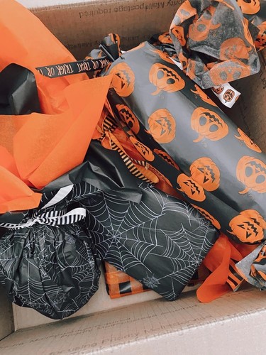 Jwssor Halloween Tissue Paper30sheets Halloween Gift Wrapping Paper50x30cm Orang - Picture 4 of 5