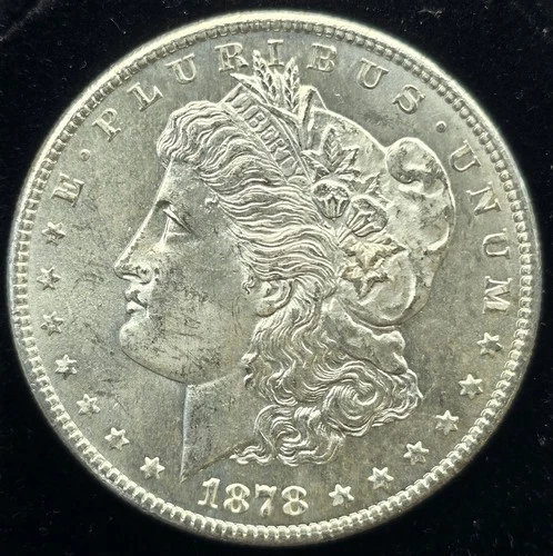 1878 Morgan Silver Dollar Uncirculated Coin
