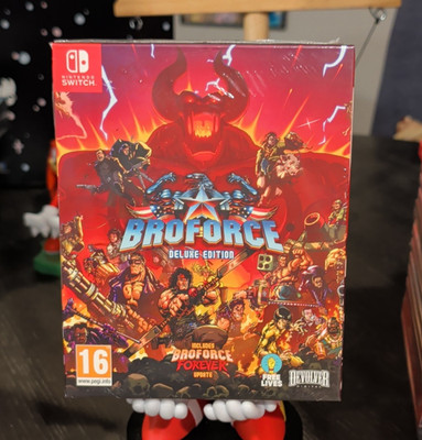 Broforce Deluxe Edition Nintendo Switch Devolver Digital PAL PEGI 16 Forever Up 