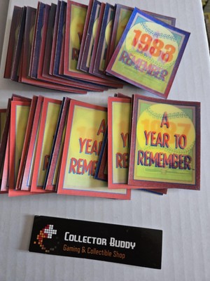 1989 Score A Year to Remember Magic Motion Trivia 1-56 You Pick UPick List Lot