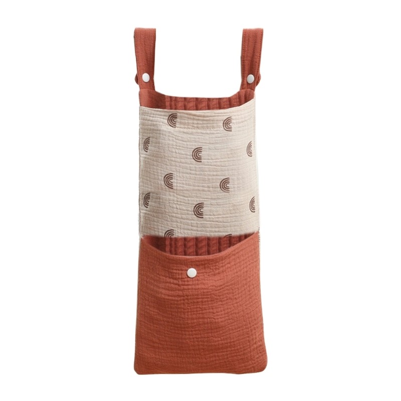 Crib Diaper Bag for Baby Bed Toy Storage Pouch Newborns Strollers Organisers