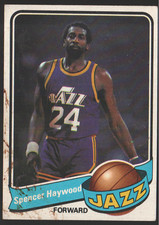 1979-80 Topps Basketball  #12 - Spencer Haywood - Utah Jazz  79-022