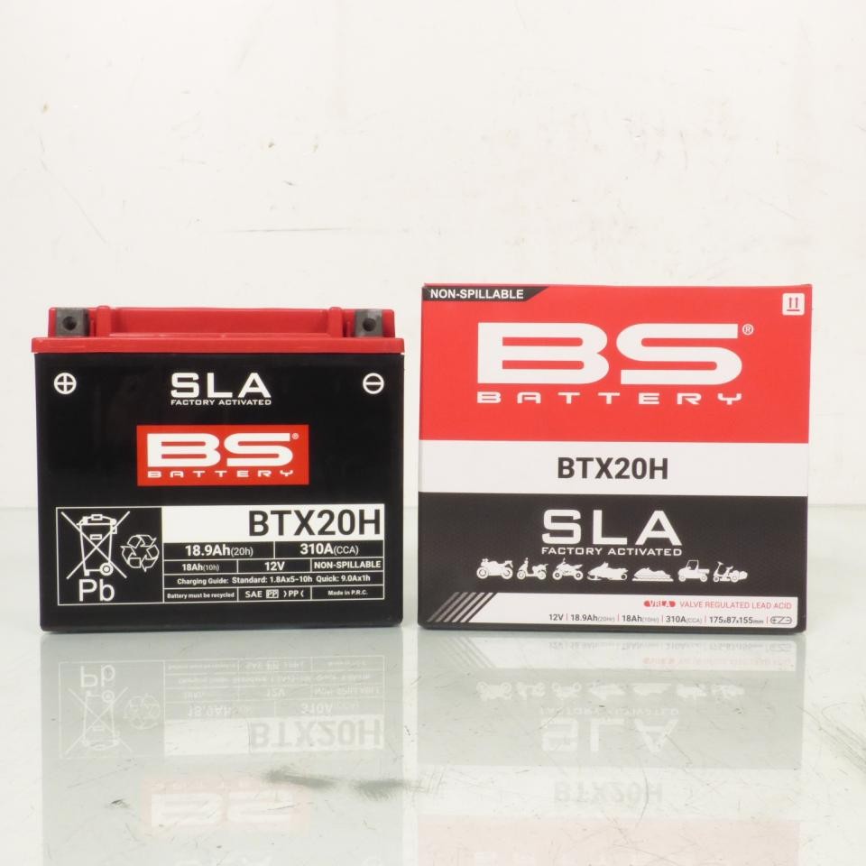 Batterie SLA BS Battery pour Harley Davidson 883 Sportster : fini les fuites d'acide