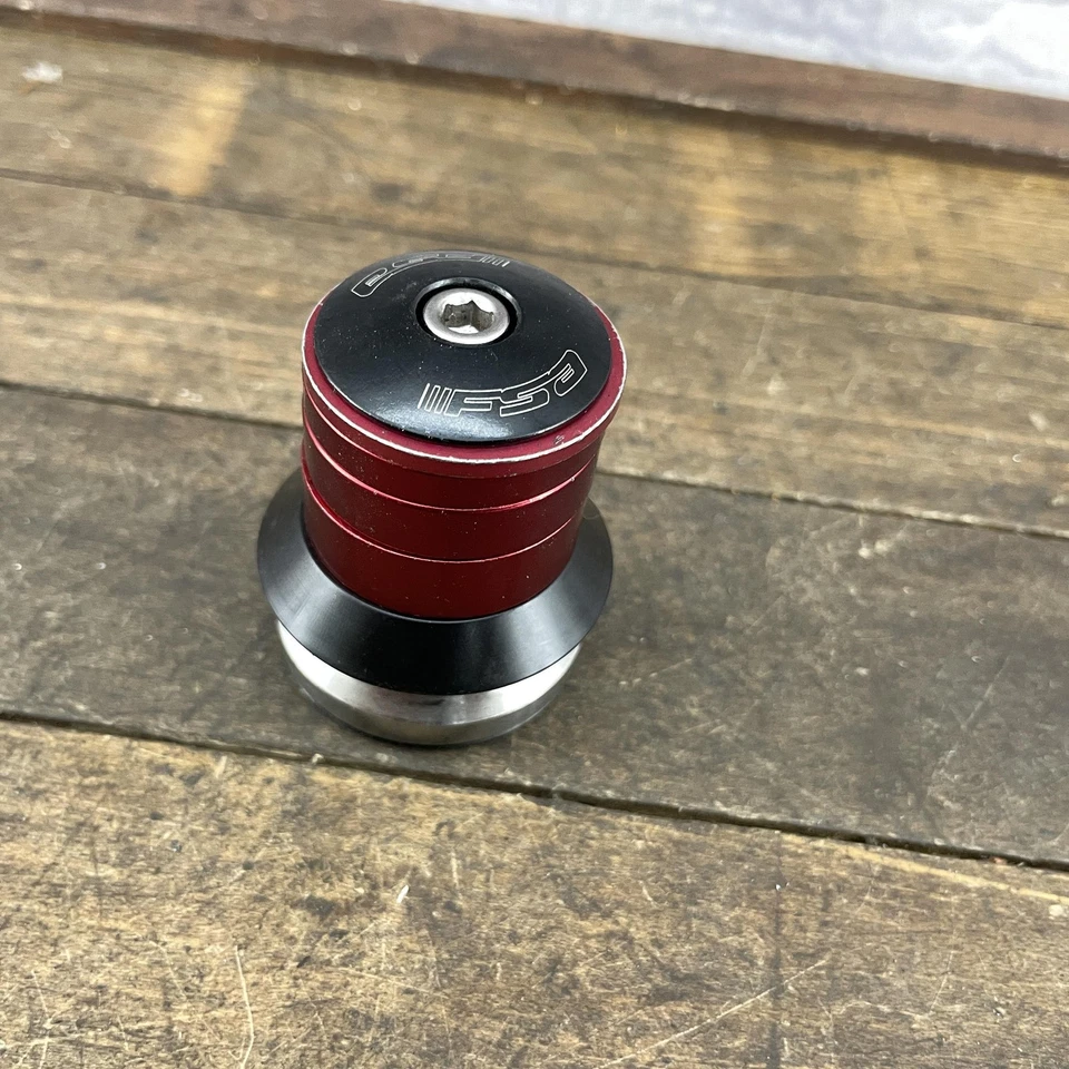 Integrated Headset 1-1/8 Threadless FSA Cap IS42 45x45 41.8x30.2 Red Spacer BMX - Image 4 of 4