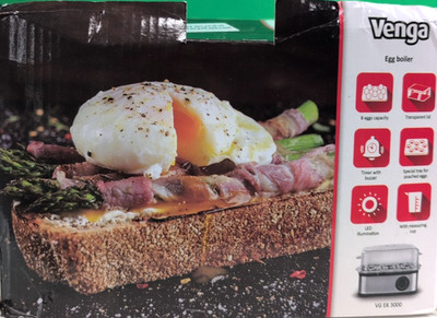 Venga Eierkocher Funktioniert Egg boiler 8 Eier mit Timer