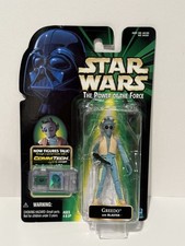 Star Wars GREEDO W BLASTER Power Of The Force CommTech Chip Kenner 1999 NEW