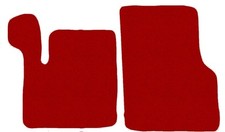 FRONT Fußmatten, Teppiche für Renault Espace II, III 1991-2002, Rot x14 Rand