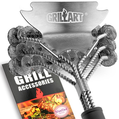 #ad GRILLART Grill Brush and Scraper Bristle Free Safe BBQ Brush for Grill Sta... $29.46