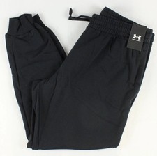 Under Armour UA Rival Fleece Joggers Sweatpants Men's Large Black 1379774 NWT
