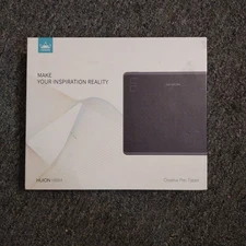 Huion HS64 Graphics Tablet Black with Pen Multi Device