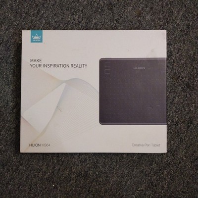 Huion HS64 Graphics Tablet Black with Pen Multi Device