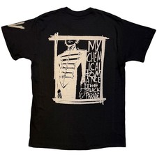Image of My Chemical Romance T Shirt XV Marching Frame Band Logo new Official Mens Black