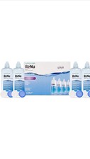 Bausch And Lomb ReNu Contact Lens Solution 4 Pack With Lens Cases