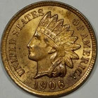 1906 1C Indian Head Cent in UNC RB Condition #45323