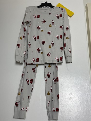 New Petit Lem Christmas 2 Piece Pajamas Set Santa Clause Size 6 Kids Unisex