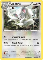 Cinccino 89/124 Fates Collide Uncommon
