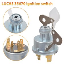 Tractor Ignition Switch With 2 Keys For Lucas 35670 Messey Ferguson Universal