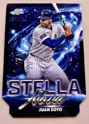 Topps Cosmic Chrome Stellanova Juan Soto Black Eclipse /10 Mets SN-6 2025