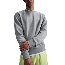 Nike Felpa da Uomo Girocollo Club Fleece Grigia Taglia M Codice FN3886-063