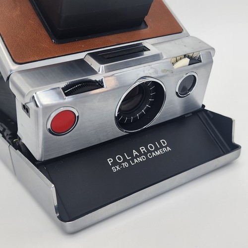 Vintage Polaroid SX-70 Land Camera Leather Folding Instant With Box UNTESTED USA - Picture 14 of 20