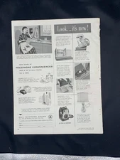 Magazine Ad* - 1955 - AT&T / Bell System - "Telephone Conveniences"