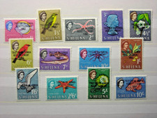 ST HELENA 1963 RESETTLEMENT DEFINITIVE SET 13 FINE MNH SG55-67