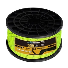 FISHLUND 550 Paracord Parachute Cord Lanyard 50-1000 Feet Type III 7 Strand Core