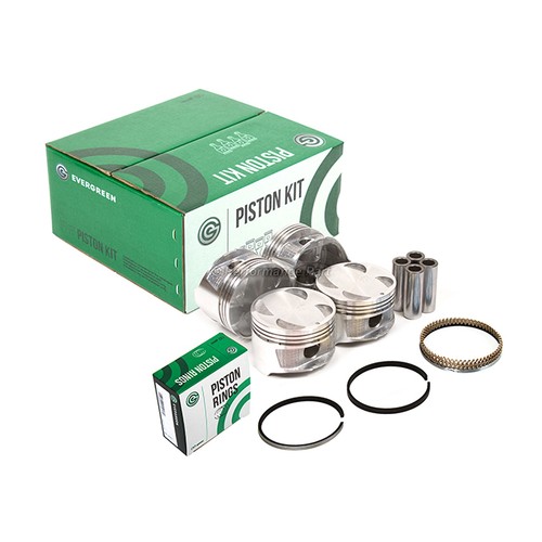 Pistons w/ Rings for 93-97 Geo Prizm Toyota Corolla 1.6L DOHC 4AFE 16V - Picture 2 of 9