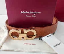 Ferragamo Men's Leather Belt Size 85-90-100-105