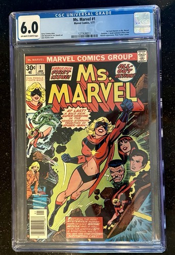 Marvel Comics Ms. Marvel #1 CGC 6.0 1977 First Character Appearance