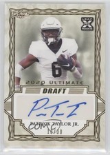 2020 Leaf Ultimate Draft Gold 10/30 Patrick Taylor Jr #BA-PTJ Auto ni4