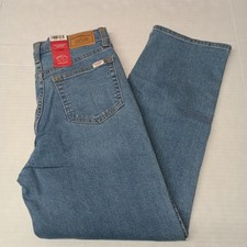 Levi Strauss Women  s Straight Jeans 2 26x26 Blue Light Wash Stretch High Rise