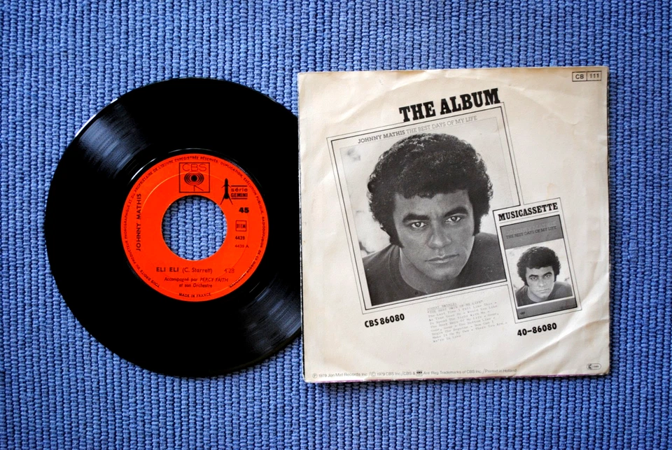 JOHNNY MATHIS / SP CBS 7418 / 1979 (NL) - Photo 2/2