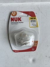 Lot of 2 Nuk Orthodontic Pacifier 0-6m