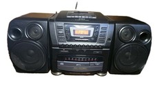 Vintage 1998 JVC PC-XC60BK Portable Component System Boombox 10-Disc CD Change