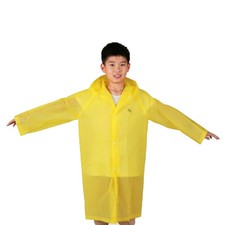  Kids Reusable EVA Rain Poncho with Hood for Theme Parks Sporting Events Camping
