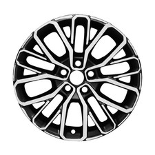 Reconditioned Polished and Painted Medium Charcoal Metallic Aluminum Wheel 21 x