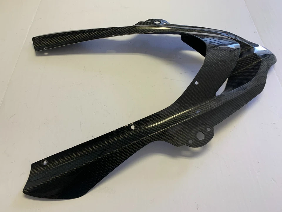 Carenados de faros de fibra de carbono centro para KAWASAKI NINJA ZX10R 2004-2005 Foto 4 de 4