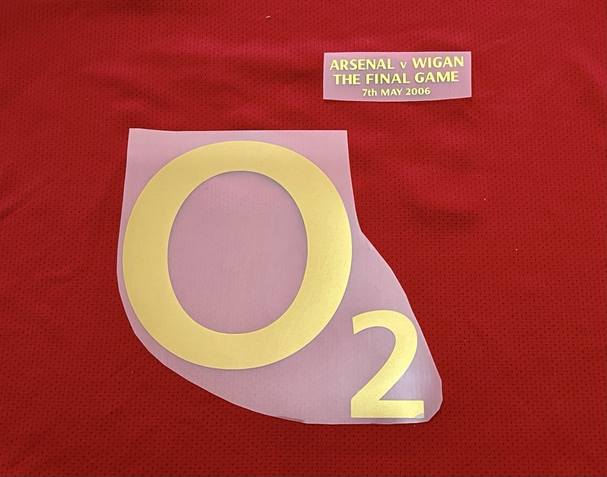 Arsenal O2 sponsor 2005/06 + Highbury Final Game Match Details