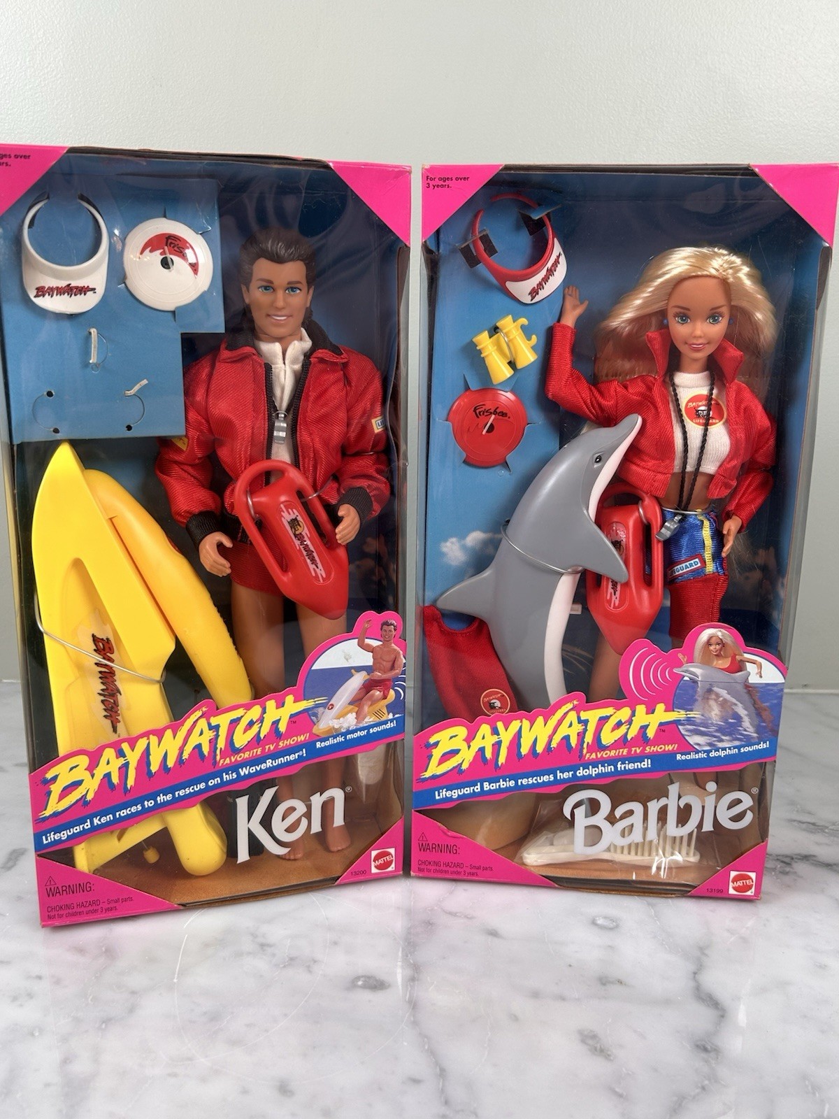 1995 Mattel #13199 #13200 Nib Vintage Vtg