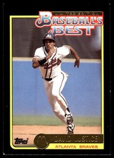 David Justice 1992 Topps McDonald's Baseball's Best #28 Braves MLB READ