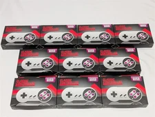 Lot of 10 TTX Tech Classic SNES Controllers Super Nintendo Retro-Duo NIB NEW
