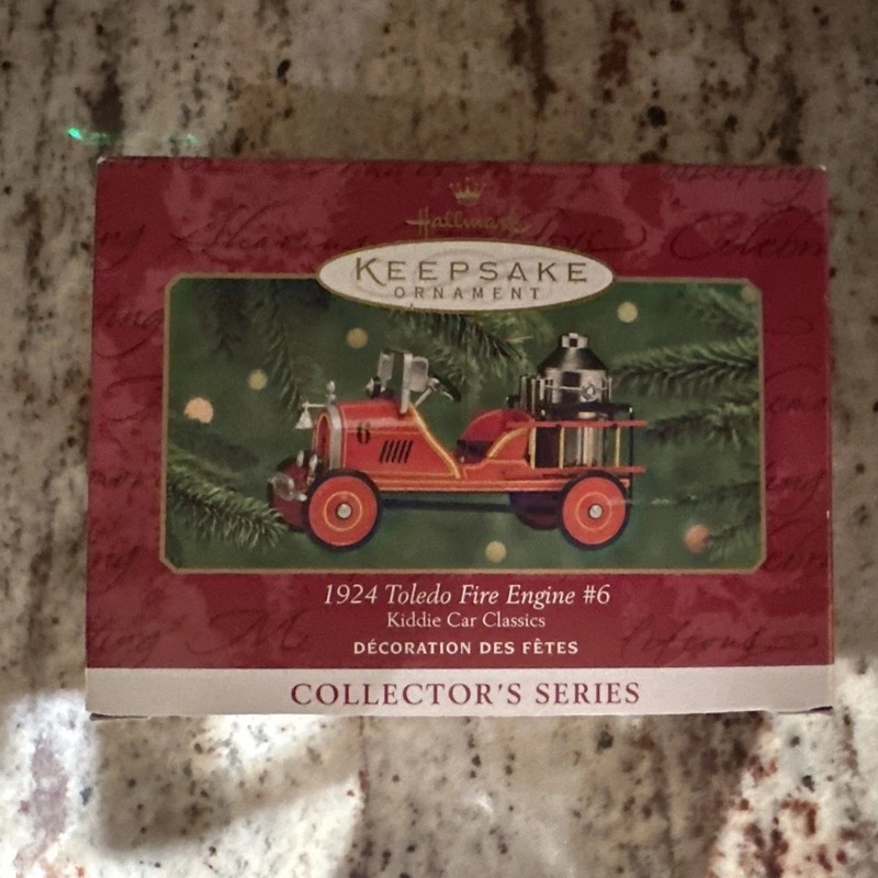 Hallmark Keepsake Ornament Murray 1924 Toledo Fire Engine 6 Kiddie Car Classics 