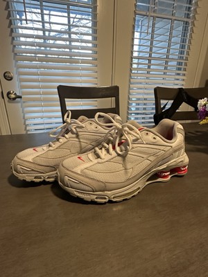 Nike Shox Ride 2 SP Supreme White Grey Fog DN1615-100 Men's Sneaker 10.5
