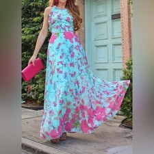ASOS Teal and Pink Floral Garment