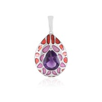 Cavill Amethyst AnhäNger 2,025Ct Brasilien 925 Silber Damen Schmuck