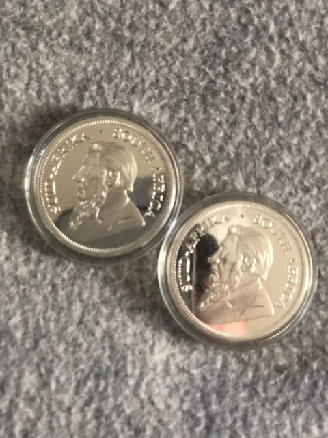 2021-2026 "KRUGERRAND argento silver 1 oz oncia  9999 UNC CAPSULA - Immagine 2 di 4