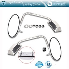 Pair Truck Mirrors For Replacement Assembly Stainless Steel 8 Pair Truck Mirrors For Replacement Assembly Stainless Steel 8